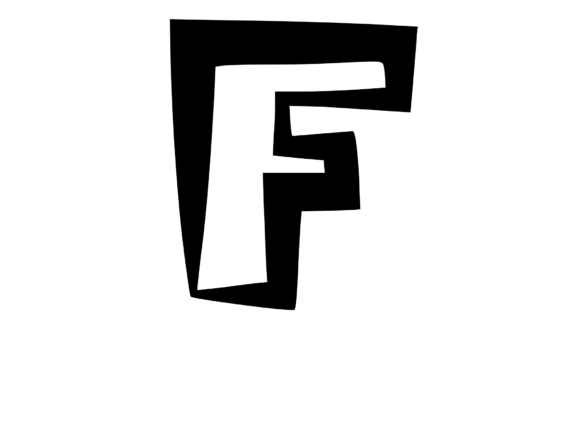 Cute and Bold Uppercase Mono Letter F for Graphics and Crafts