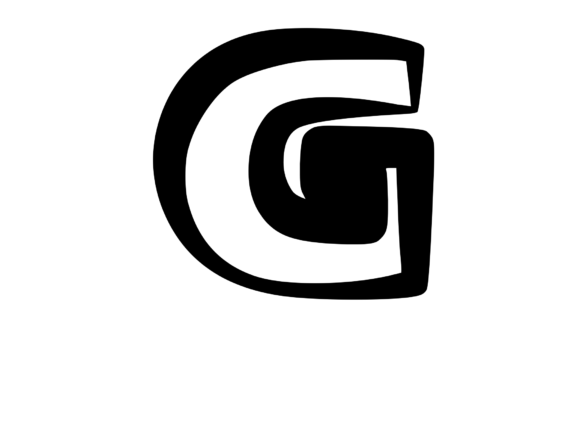 Cute and Bold Uppercase Mono Letter G for Graphics and Crafts