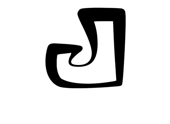 Cute and Bold Uppercase Mono Letter J for Graphics and Crafts