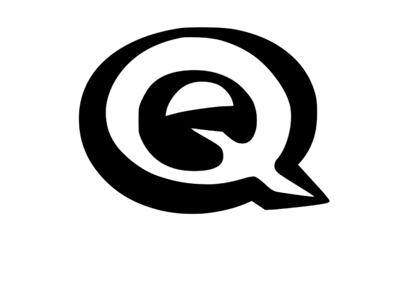Cute and Bold Uppercase Mono Letter Q