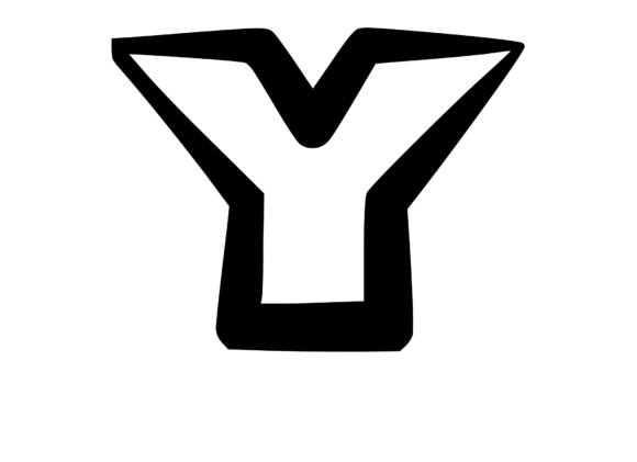 Cute and Bold Uppercase Mono Letter Y for Graphics & Crafts