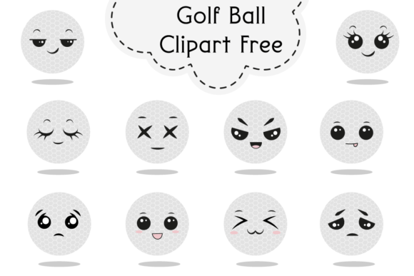 Golf Ball Clipart Free Graphics for Small Business Freebies