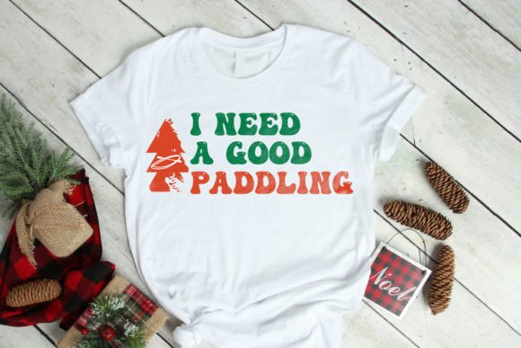 Retro Christmas Tree Typography T Shirt Graphics