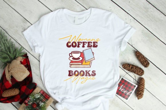 Retro Coffee T Shirt for Book Lover Graphics & T-Shirt Designs Review