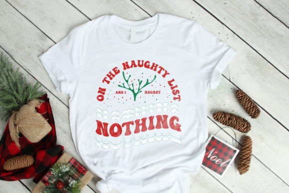 Retro Funny Christmas Typography T Shirt Graphics & Designs