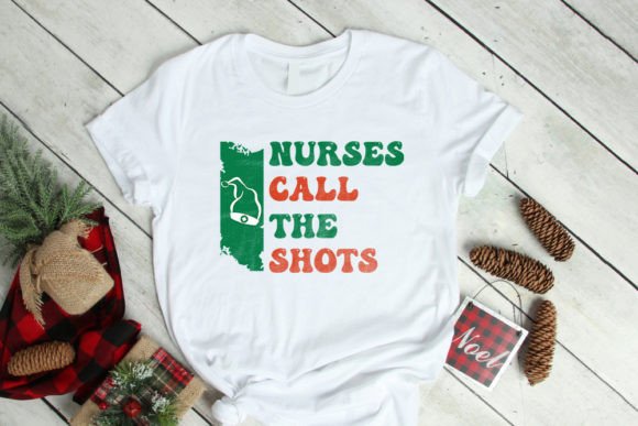 Retro Grunge Christmas Nurse T Shirt SVG Graphics Review