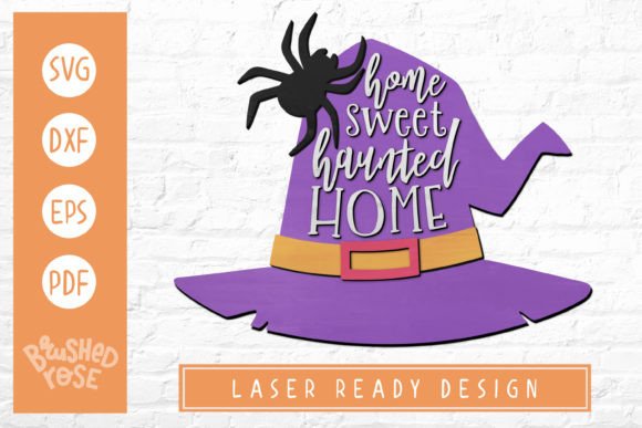 Witch Hat Welcome Glowforge Halloween Review